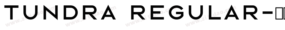Tundra Regular字体转换